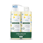 Gel douche bb au calendula apaisant corps et cheveux klorane - les 2 flacons de 500ml