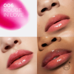 Gloss � l�vres hydratant et brillant teinte rouge in love paradise l'oreal paris - le gloss