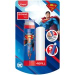 Gomme superman en stick maped - la gomme et sa recharge