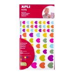 Gommette coeurs peps apli - le lot de 624 gommettes