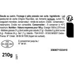 Gouda cumin carrefour extra - 210 g