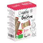 Goutine framboise biologique sans gluten aglina - la boite de 125g