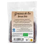 Graines de linbrun jardin bio - le sachet de 250g