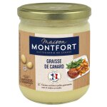 Graisse de canard maison montfort - le bocal de 320g Graisse de canard maison montfort - le bocal de 320g