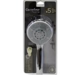 Grande douchette plastique 5 jets carrefour home - la douchette