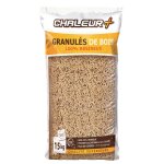 Granuls bois chaleur + 15 kg - le sac de 15kg