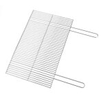 Grille barbecue rectangulaire 67x40cm avec poignées hyba - la grille Grille barbecue rectangulaire 67x40cm avec poignées hyba - la grille
