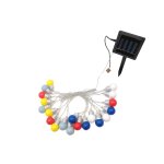 Guirlande lumineuse solaire guinguette 20 led blanc - la guirlande