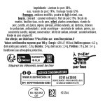 Hach de jambon  l'emmental -  poler fleury michon - la barquette de 2 pices - 200g