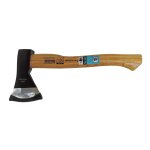 Hâchette en acier forgé 800g manche bois (frêne) carrefour - l'unité Hâchette en acier forgé 800g manche bois (frêne) carrefour - l'unité