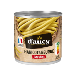 Haricots beurre extra fins d'aucy - la boîte de 220 g Haricots beurre extra fins d'aucy - la boîte de 220 g