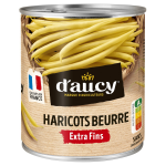 Haricots beurre extra fins d'aucy - la boîte de 440 g Haricots beurre extra fins d'aucy - la boîte de 440 g