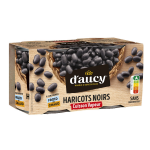 Haricot noirs cuisson vapeur d'aucy - les 2 bo�tes de 130g