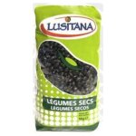 Haricot noir sec lusitana - le paquet de 1kg