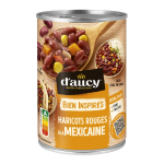 Haricots rouges À la mexicaine d'aucy - la boite de 400g Haricots rouges À la mexicaine d'aucy - la boite de 400g