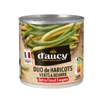 Haricots verts et beurre d'aucy - la boite de 225g Haricots verts et beurre d'aucy - la boite de 225g