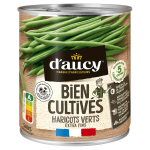 Haricots verts extra fins d'aucy - la boite de 440g Haricots verts extra fins d'aucy - la boite de 440g
