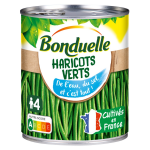 Haricots verts extra - fins bonduelle - la bote de 440g
