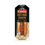 Hot - dog merguez tomate moutarde charal - la barquette 120g