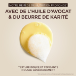 Nourrissant cheveux boucls  friss huile d'avocat et beurre de karit ultra doux garnier - le flacon ...