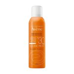 Brume solaire visage corps peau sensible haute protection spf 30 fini satin eau thermale avene - la ...