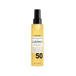Huile solaire soyeuse corps haute protection spf 50 lierac - le flacon de 150ml