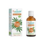 Huile vgtale 100% pure et naturelle chanvre bio puressentiel - le flacon de 50ml