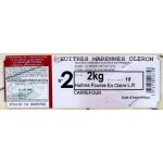 Hutres marennes olron igp label rouge n2 pousse en claire - la bourriche de 18 hutres