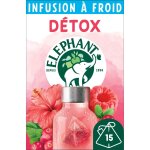 Infusion À froid détox framboise elephant - la boite de 15 sachets Infusion À froid détox framboise elephant - la boite de 15 sachets