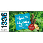 Infusion verveine coriandre r�glisse m�lisse gingembre l�g�ret� 1336. 0 - la boite de 25 sachets