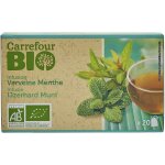 Infusion verveine menthe bio carrefour bio - la boite de 20 sachets - 30g