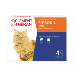 Insectifuge chat traitement puces / tiques clement thekan - la boite de 1kg + 4 pipettes de 0, 50ml