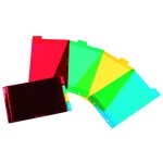 Intercalaire a5 - en polypro - 4 positions oxford - le lot de 4 intercalaires