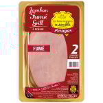 Jambon fum - grill  poler petitgas - la barquette de 2 tranches - 200 g