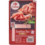 Jambon sec carrefour extra - la barquette de 4 tranches - 100g