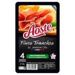 Jambon sec les fines et fondantes aoste - la barquettes de 4 tranches