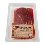 Jambon sec oberti - la barquette de 4 tranches - 120 g