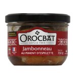 Jambonneau piment d'espelette orocbat - le pot de 350 g