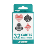 Jeu de 32 cartes plastifiées ferry - la boite Jeu de 32 cartes plastifiées ferry - la boite