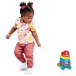 Jeu de construction famille empilo tortue vtech - la boite