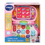 Jeu Éducatif lumi ordi des tout - petits - rose vtech - la boite Jeu Éducatif lumi ordi des tout - petits - rose vtech - la boite
