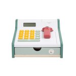 Jeu d'imitation caisse enregistreuse en bois my little market - le coffret