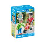 Jeux d'imitation grands parents avec b�b� playmobil - la boite