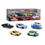 Jouet majo vintage - coffret 5 voitures miniature - echelle 1 / 64 - 212052013 majorette - le jouet