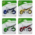 Jouet moto cross metal roues libres ferry
