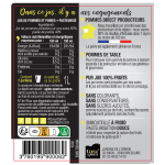 Jus de fruits de pomme et poire pur jus coeur de pom' - la bouteille d'1 l