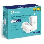 Kit adaptateur cpl av1000 gigabit wifi ac - wpa7617 - blanc tp - link Kit adaptateur cpl av1000 gigabit wifi ac - wpa7617 - blanc tp - link