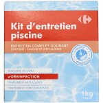 Kit d'entretien piscine liquide et granuls carrefour - le kit