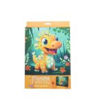 Kit peinture de diamant dinosaure - pierre spciales - la bote