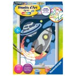 Kit de peinture numro d'art petit format - modle alatoire ravensburger - le kit